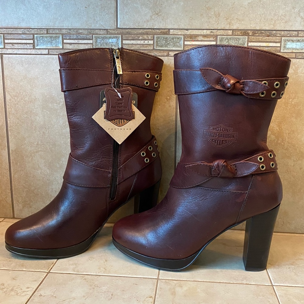 Harley Davidson Estelle Womens Boots Brown D85427